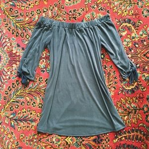 Off the shoulder dress